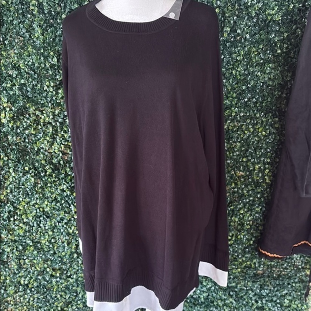 ISAAC MIZRAHI LIVE Elegant Black Women's Sweater